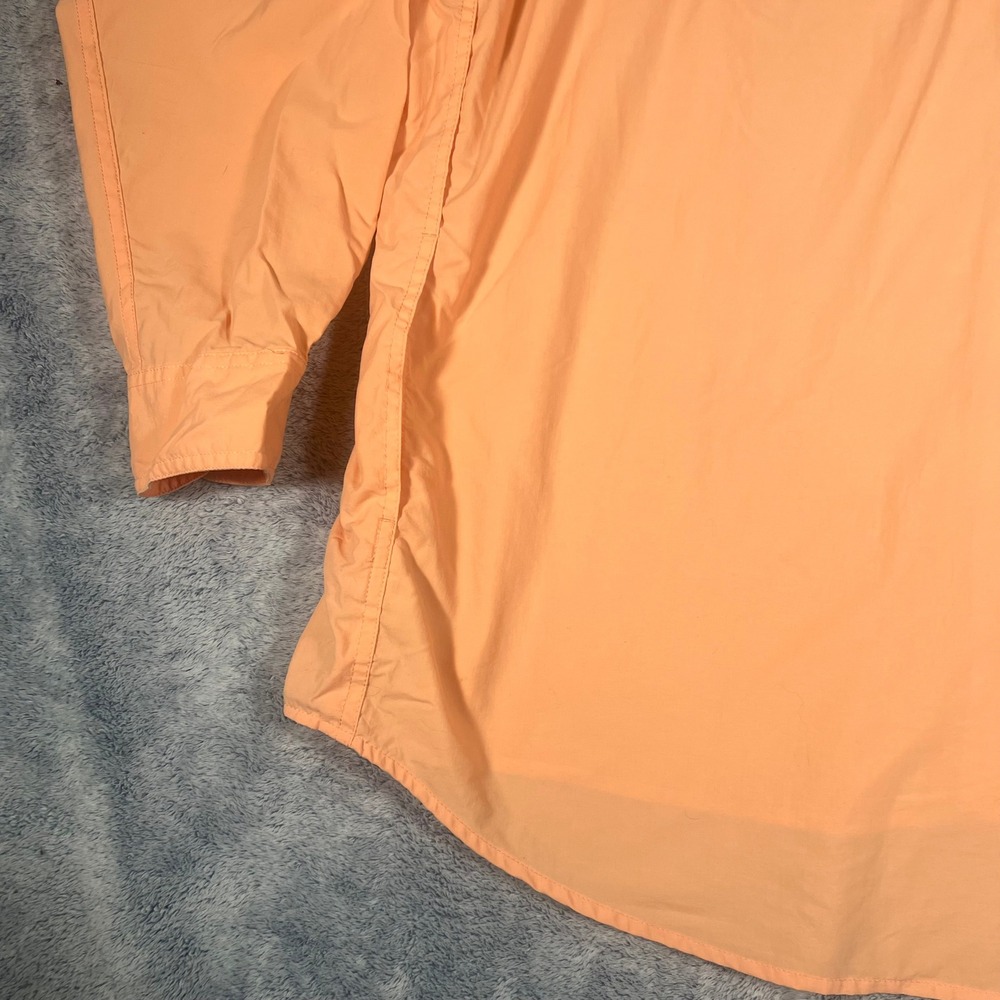 World Wide Sportsman Mens 3XL Fishing Shirt Peach Nylon Vented Long Sleeve - Picture 15 of 16